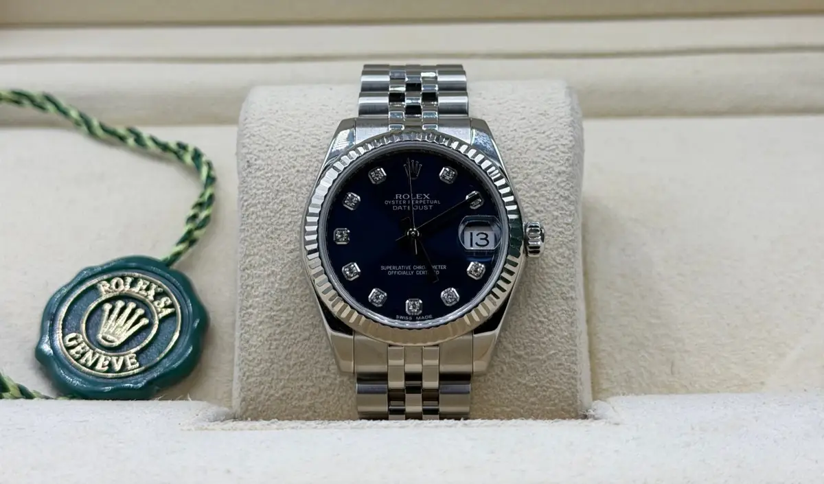 Rolex Datejust 31 Blue Diamond Dial 178274
