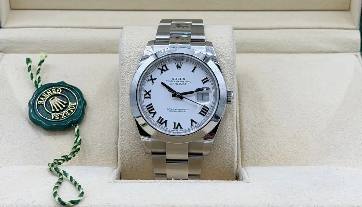 Rolex Datejust 41 White Roman 126300